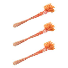 180Pcs Fall Dried Flowers Bunny Tails Dried Flowers Lagurus Ovatus Rabbit Tail Grass for Dried Floral(Orange)