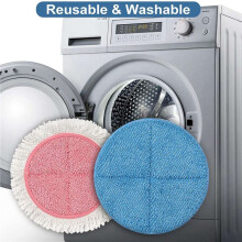 16 Pack Replacement Parts Mop Cloth Pads for BOBOT Electric Mop Cleaning Pads Accessories Household Tools
