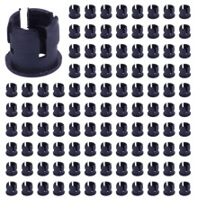 1000 Pezzi in Plastica Nera da 5 mm con Supporto per Clip A LED per Montaggio Su Pannello