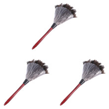 3X Nettoyage D'Autruche Plume Duster D'Autruche Duster Plume D'Autruche Duster Doux Plumes Duster de Meubles À Pales de Ventilateur de Divers Emplois