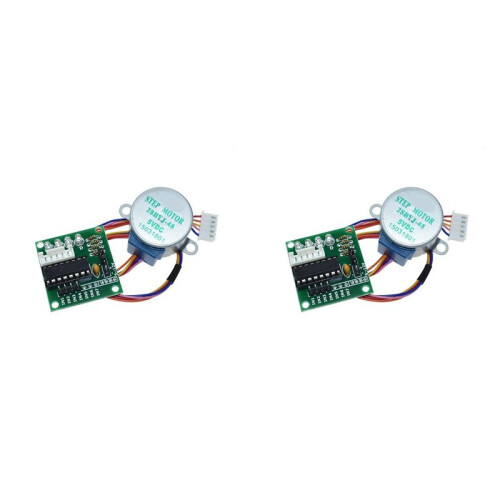 2X Carte de Commande de Moteur Pas à Pas Uln2003 + Ensemble Complet de Moteur Pas à Pas 5V
