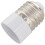 10X E27 to E14 Base LED Light Lamp Bulb Adapter Converter 4