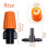 180 Pcs Micro-Spray Adjustable Flow Irrigation Drippers, Garden Adjustable Sprinkler Drip Irrigation Misting Drip Kit 6