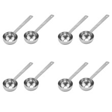 Stainless Steel Coffee Scoop, 8 Tablespoon Measuring Spoon Coffee Scoop, 30Ml Metal Long Handled Spoons Set of 8