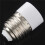 10X E27 to E14 Base LED Light Lamp Bulb Adapter Converter 7