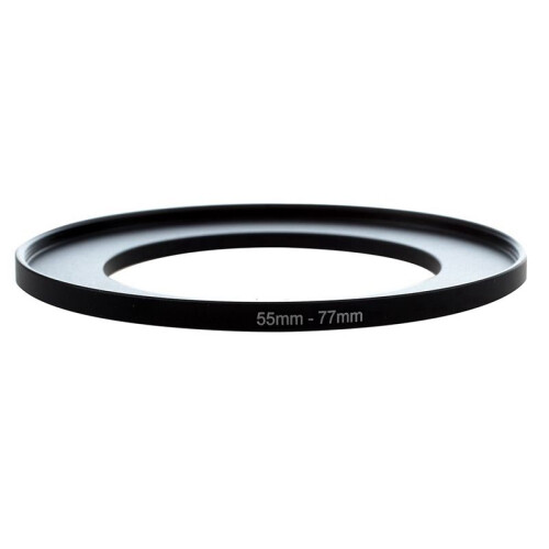 3X Metal 55mm-77mm Camera Step  Filter Ring Adapter 55-77 1