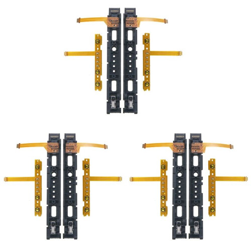 3X Replacement LR Slide Left Right Slider Rail with SL SR Flex Cable for   NS   Controller