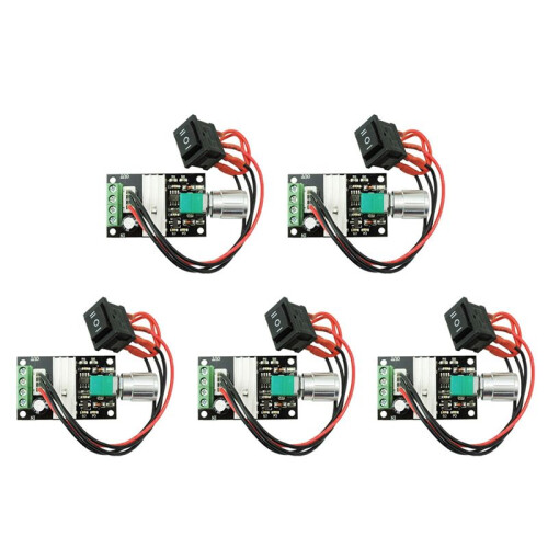 5X 6V 12V 24V 3A 80W  Motor Speed Controller(PWM)Speed Adjustable Reversible  1203BB  Motor Driver Reversing
