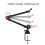 2X Heavy Duty Microphone Arm Stand Adjustable and Foldable for Studio and Live Performances 5