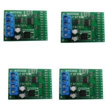 4X 8Ch Input/Output Digital TTL LvTTL CMOS RS485 IO Control Module Modbus Rtu Board for PLC Relay, (No Pin)