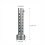 Universal Motorcycle Exhaust Can Silencer Baffle Insert 42mm Silver 3