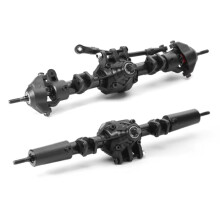 RC Portal Axle Set for Axial SCX24 1/24 Crawler, Front and Rear Upgrade for Gladiator Bronco C10 JLU