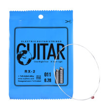 RX-2 0,011 Zoll Nickel-Silber B-Saite 10er-Pack