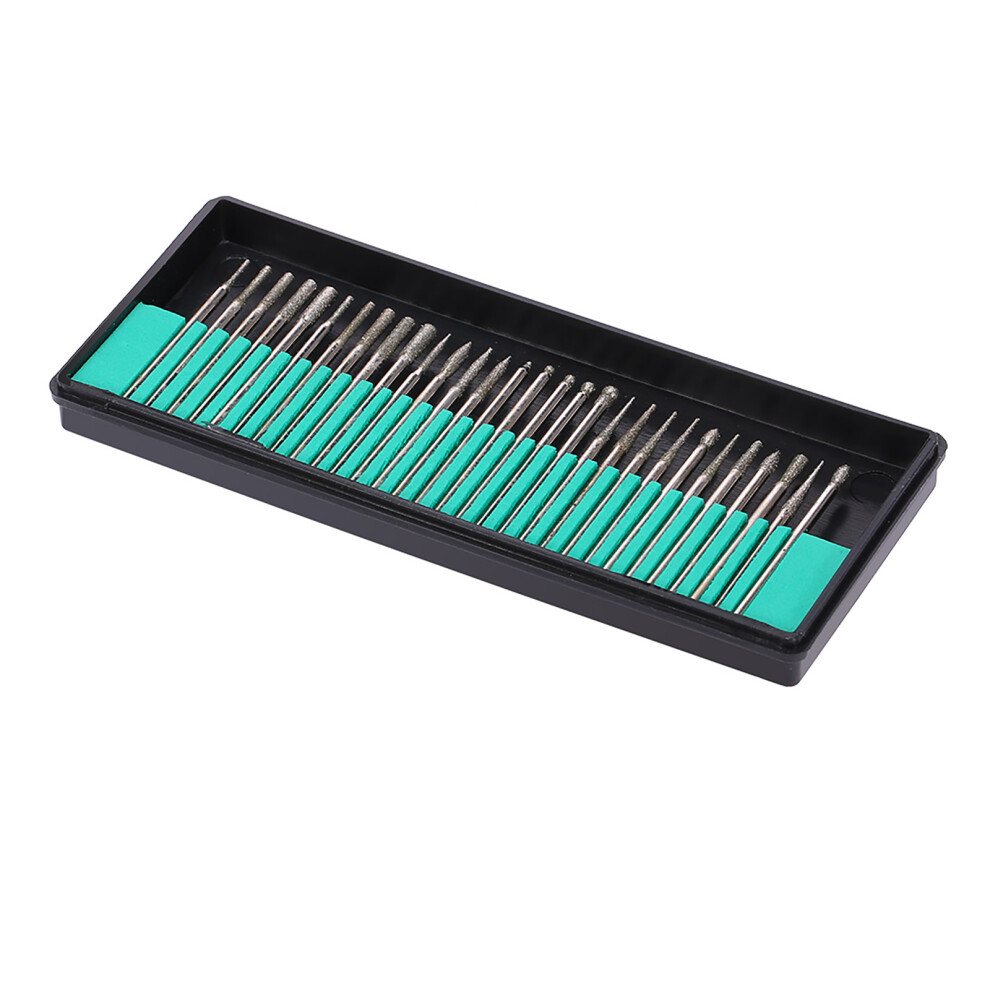 Professional 43pc Nail Drill Bit & Wool Set