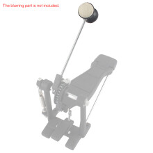 Ersatzteil für Instrumente: Wollfilz und Edelstahlgriff für Schlagzeug-Pedal