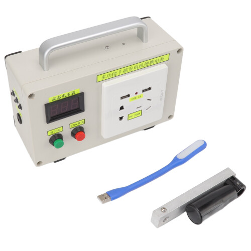 Hand Crank Power Generator – 30W Output, ABS & Metal 1