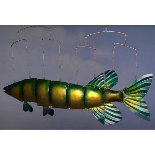Metal Fish Wind Chime38x38cm Multicolour 1