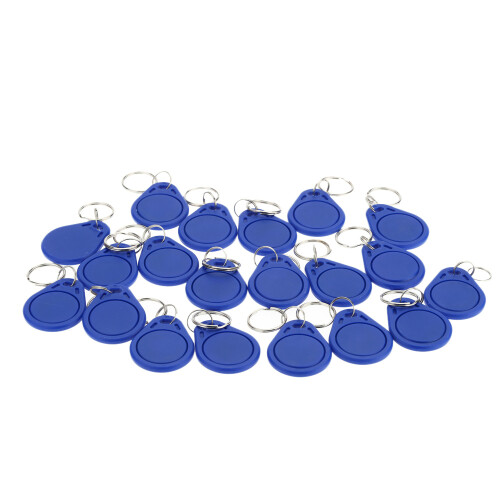 20pcs 125KHz Writable RFID Keyfobs Keychain Cards for Access Control