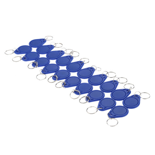20pcs 125KHz Writable RFID Keyfobs Keychain Cards for Access Control 2
