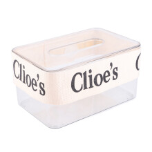 DIY Transparent PET Tissue Box Holder for Office & Restaurant