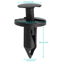 Premium Land Rover Wheel Arch Rivet Clips Auto Bumper Repair Parts 50 Pack