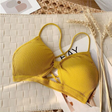 (One Size) Wirefree Padded Workout Bra - Full Coverage