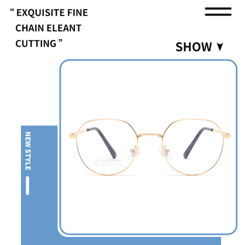 (Golden Frame) Blue Light Blocking Glasses for Computer & Gaming