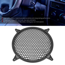 Automotive 10inch Woofer Mesh Cover - Plastic Guard for Car Audio Speakers