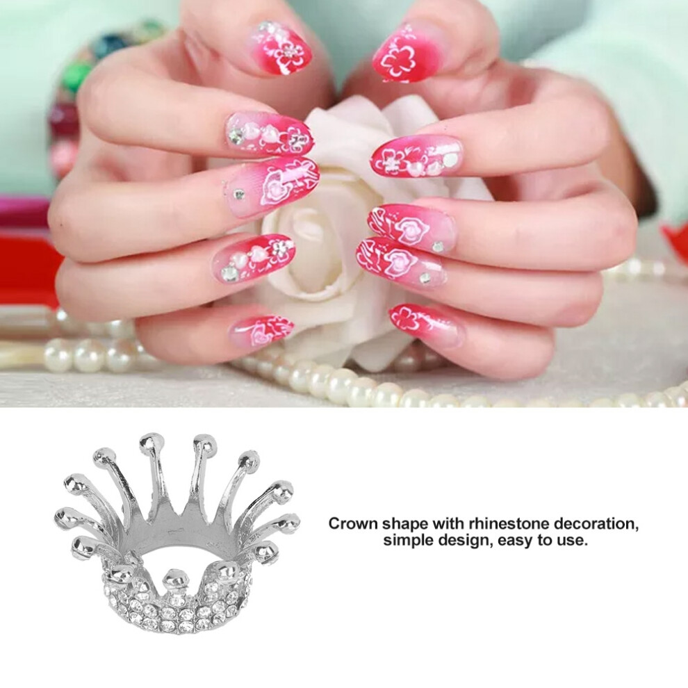 Elegant Crown Nail Brush Display Stand