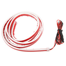 12V 10W 180cm Red & White Car Hood LED Strip Lights for SUV Truck