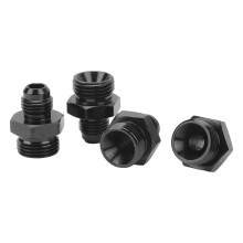 4Pcs Aluminum ORB Male Fitting Adapter 1500PSI 8AN to 6AN