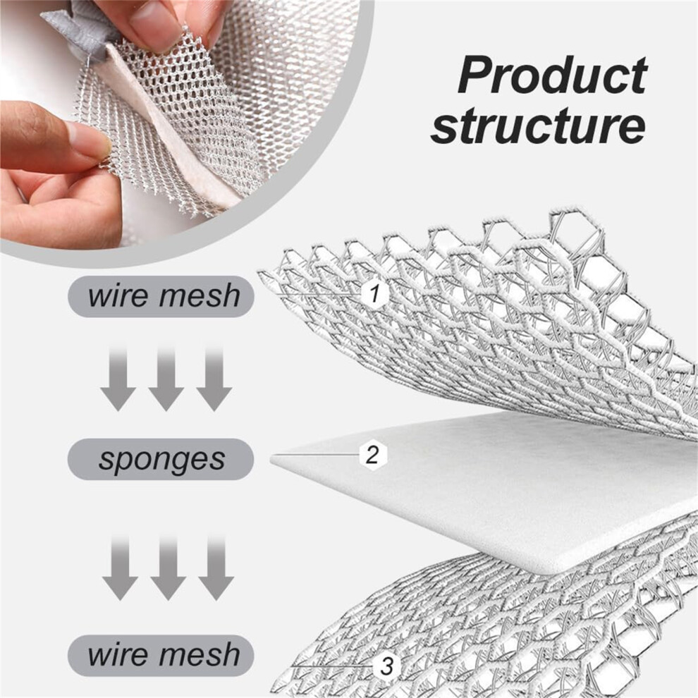 (New Model Upgraded To Three Layers [20*20] 1 Piece) 5Pcs Non-Scratch Reusable Dishcloths For Kitchen 6032318142565