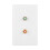 Durable Multi-Functional 2 RCA Wall Plate for Home & Office Use 12