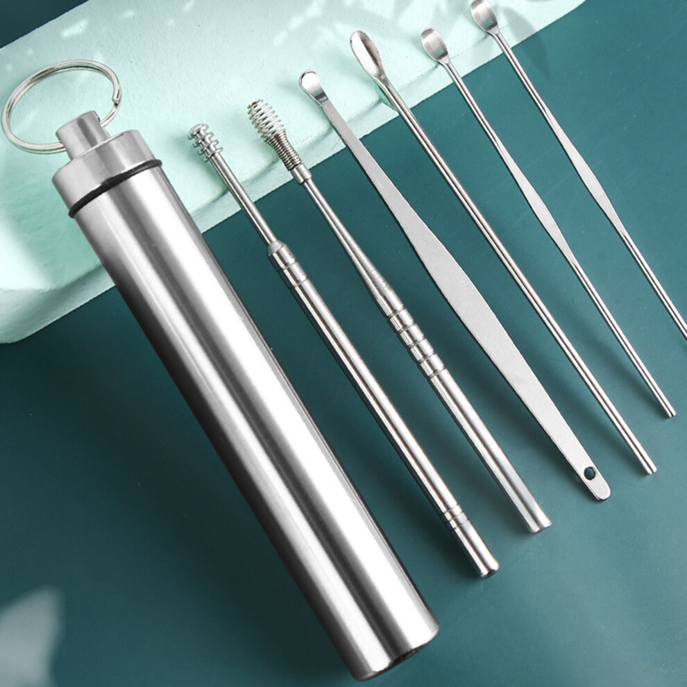 Dcph-Clothing 6-In-1 Earwax Remover - Safe Cleaning Tool