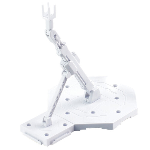 (White) Support d'exposition pour figurines de combat
