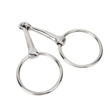 Stainless Steel Horse Ring Snaffle Bit Hollow Jointed 65mm