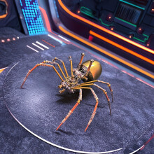 Metal 3D Puzzle Model Kit Mechanical Spider E DIY Project for Display and Gifts