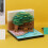 (B) 3D Light Fantasy House Notepad - Valentine\'s Gift 1