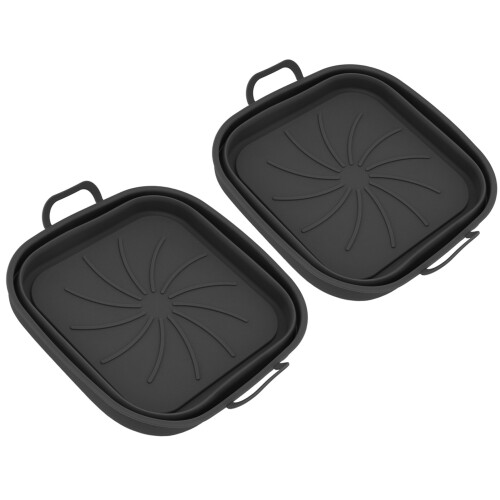 Silicone Fryer Basket with Handle (2pcs) 1