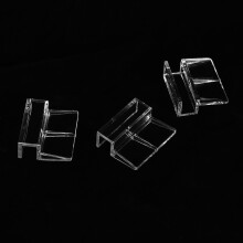 20pcs Acrylic Aquarium Cover Clips Support Clamp 8mm Transparent