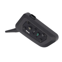 V6Plus-1200 Motorcycle Bluetooth Intercom for 6 People, Waterproof 1200m