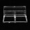 20 Stück transparente Acrylglas-Deckelhalter 5 mm 8
