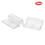 20 Stück Glasabdeckhalterclips 8 mm transparent 2