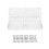 20 Stück Glasabdeckhalterclips 8 mm transparent 9
