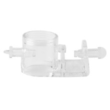 Abrazadera de fijación transparente para colgar en pecera de vidrio, soporte de filtración, soporte para tubo de agua de filtro, clip para tubería