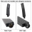 Matte Black Brass Chrome Handheld Shower Head  G1/2" Sprayer 3