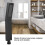 Matte Black Brass Chrome Handheld Shower Head  G1/2" Sprayer 12