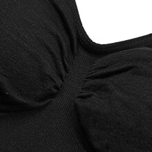 Seamless Cotton Maternity Nursing Tank Top Black XL 2pcs