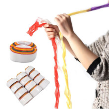 Magic Mouth Coils Paper for Magicians 12pcs Colorful Streamers Stage Magic Tricks Prop