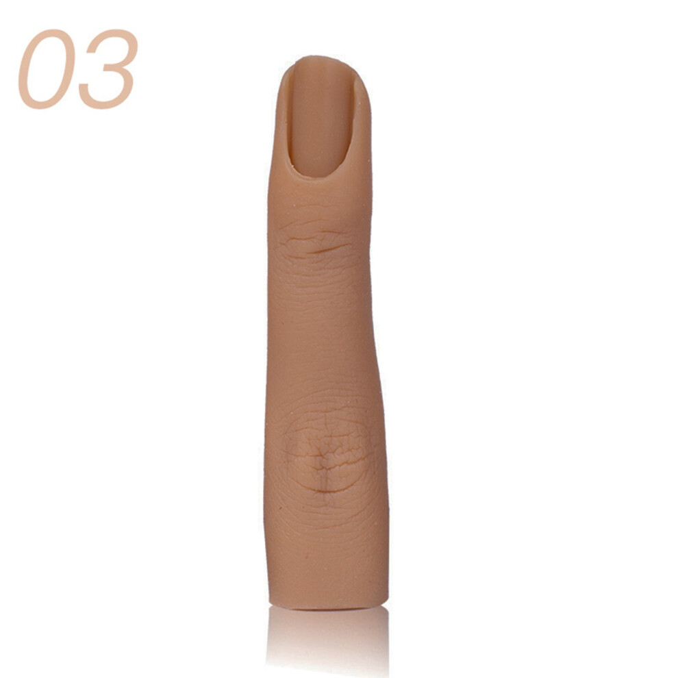 Roc-Electron (3) Silicone Nail Practice Hand Model - Manicure Tool